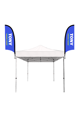 Canopy Event Tent Feather Flag