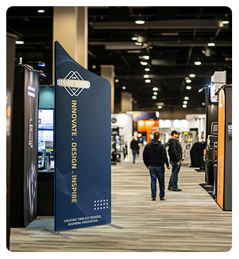 Trade Show Pop Up Tower with Portable Aluminum Tubes